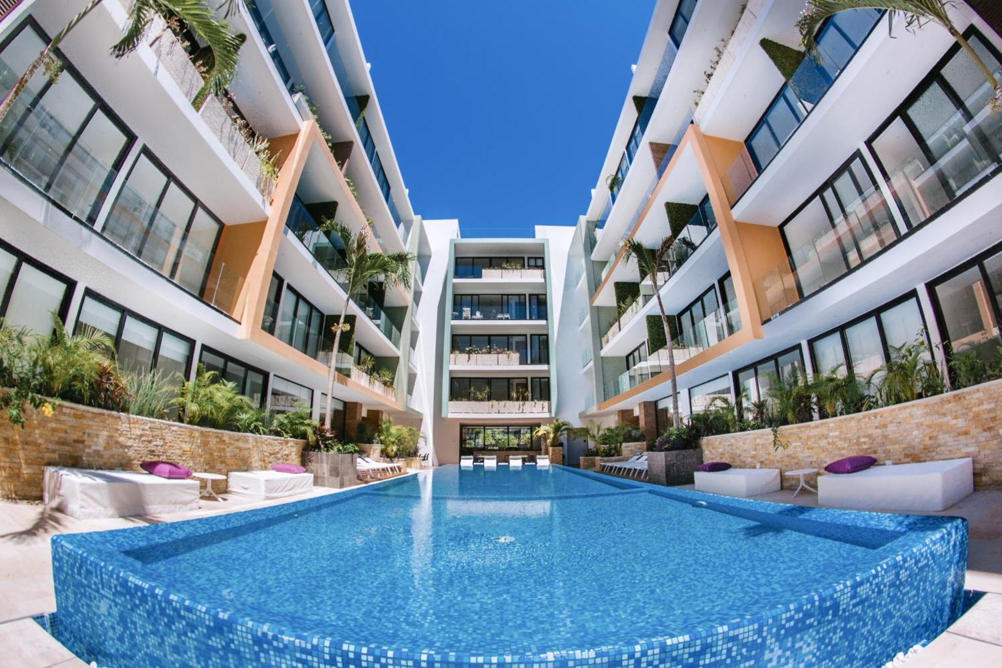 The City Condos By Menesse Playa del Carmen Eksteriør billede